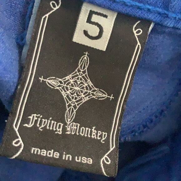 FLYING MONKEY‎ BLUE SKINNY JEANS SIZE 5 - Picture 6 of 7